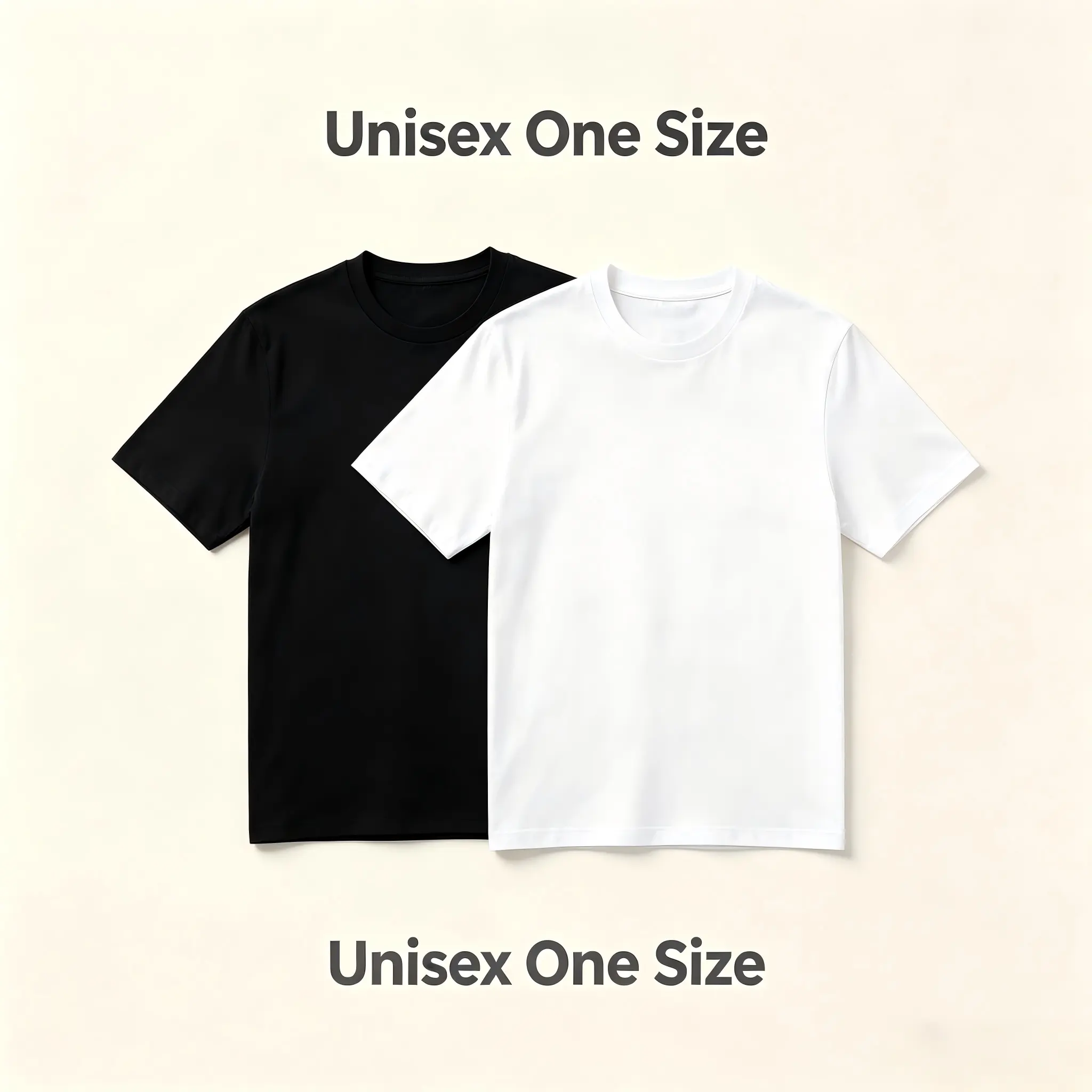 Unisex one-size-fits-all T-shirts suitable for all seasons, delivered to you as soon as possible