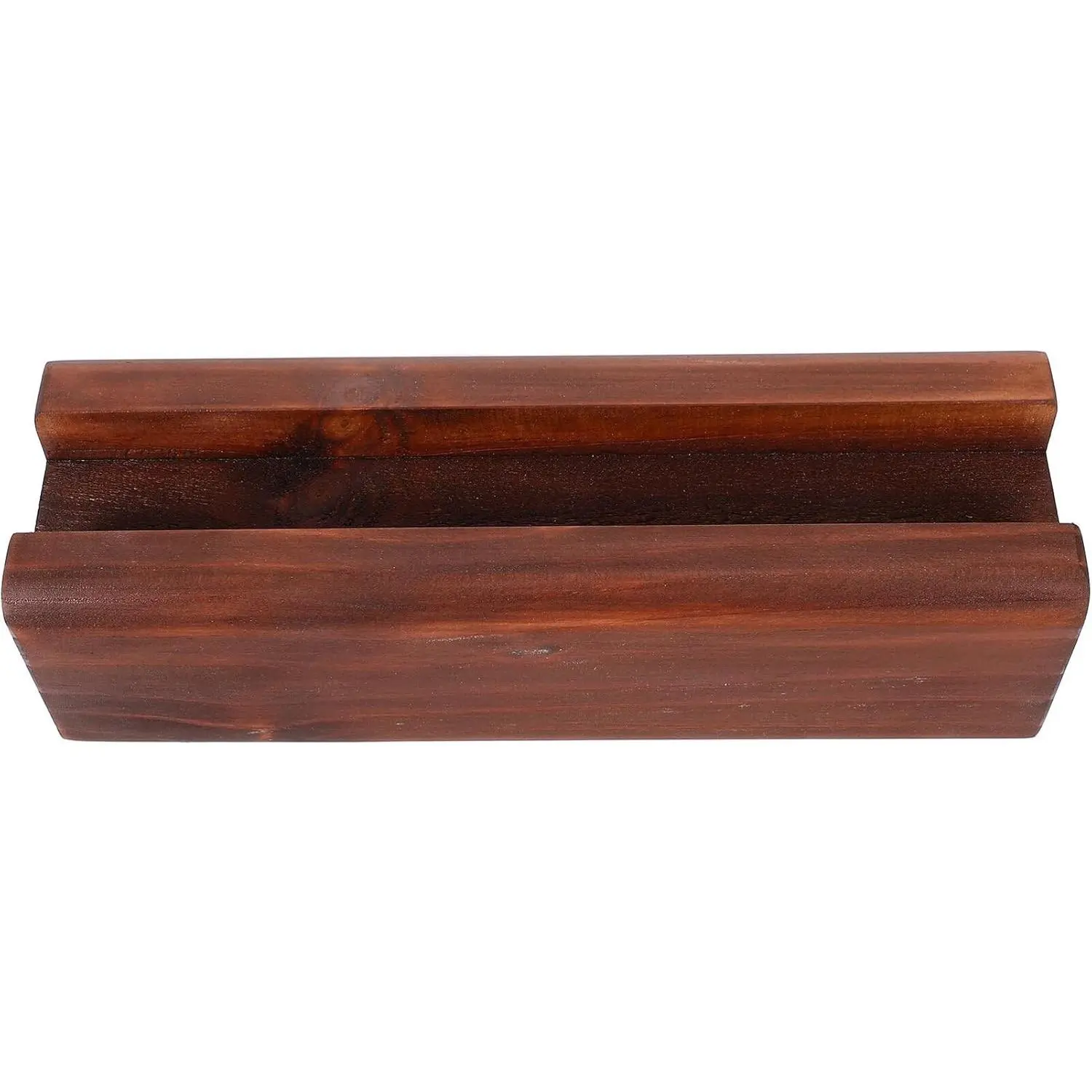 Uonlytech 9.84x3.14x2.75in Minimalist Elegant Decorative Wooden Floor Mirror Stand Base - Stable Safety Photo Mirror Holder for Home Entryway Bathroom Use, Installation