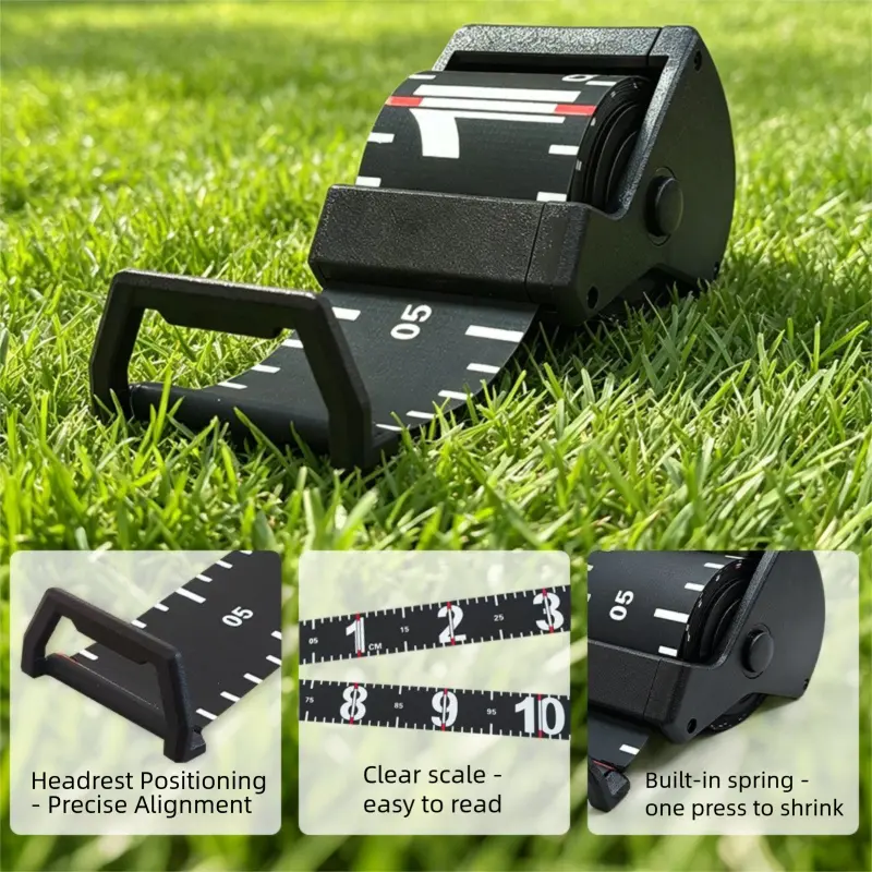 Automatic retractable fishing tape measure, designed for fishing gear, portable, made of PVC material