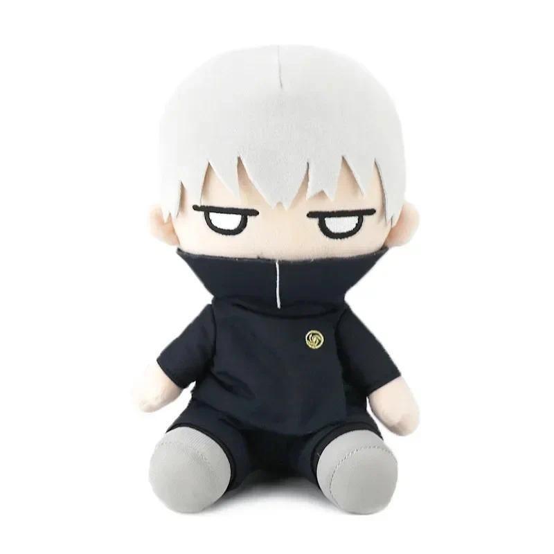 Jujutsu Kaisen Sitting Chibi Plush Complete Set, 6Pcs Soft Anime Character Stuffed Dolls, Collectible Plushie Gift for Fans