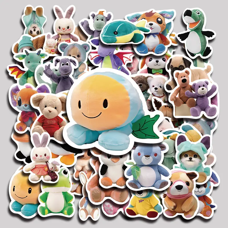 50PCS Dolls Aesthetic Vinyl Stickers Pack for Laptop Water Bottle Phone Case Skateboard Journal Scrapbook DIY Decoration