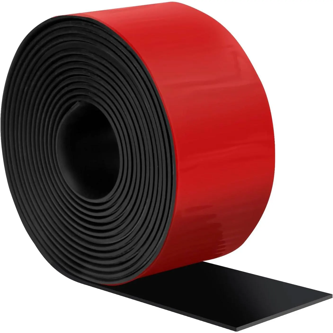 Self Adhesive Rubber Strips, Solid Neoprene Rubber Sheets Rolls Strips with Adhesive Backing, Self Stick Rubber Gasket Pads for DIY, Seals, 2" Wide x 1/16" Thick x 120" Long