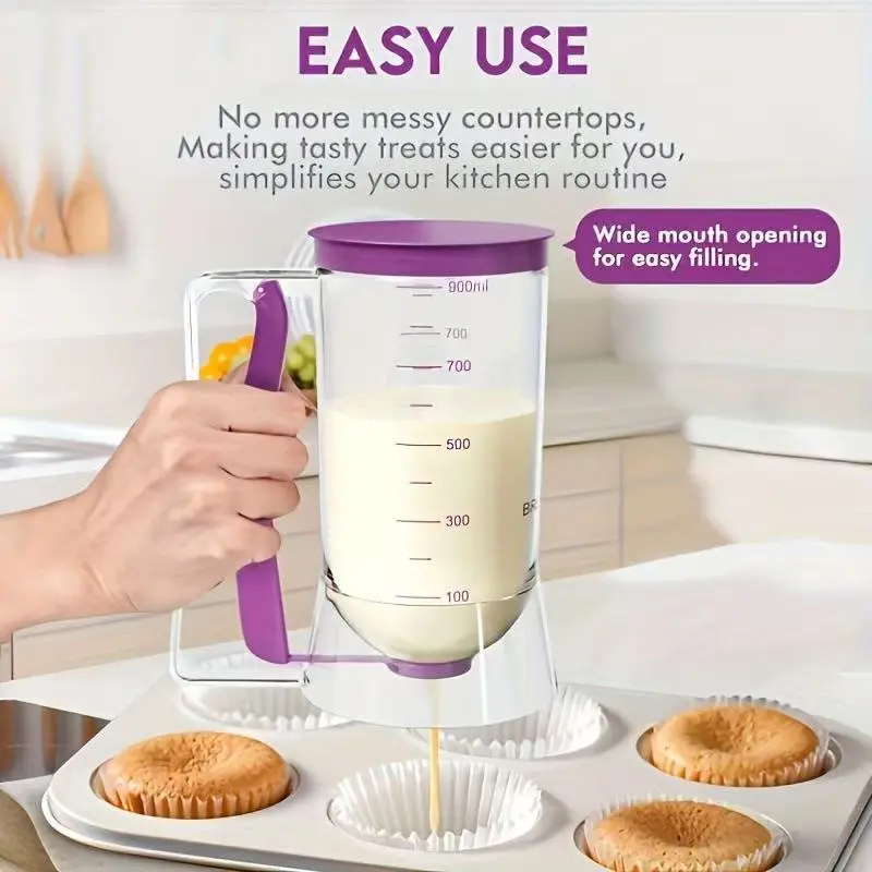 Cake batter separator measuring cup distributor handheld DIY baking tool Food Measuring Tool