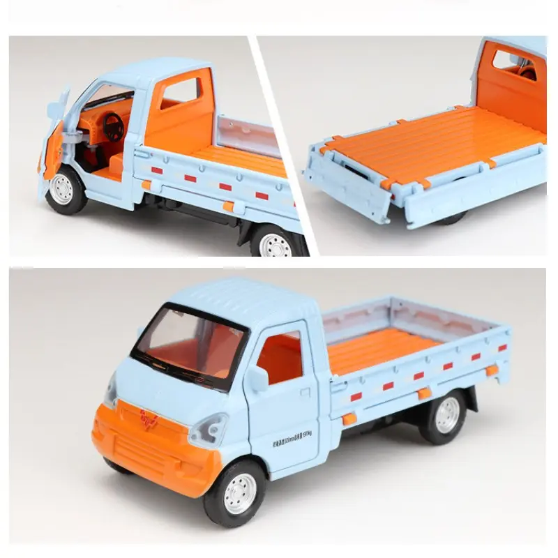 1:32 Scale Wuling Micro Truck Alloy Model Car, Diecast Collectible, Collectible Vehicle Display Piece, Detailed Miniature Replica for Enthusiasts