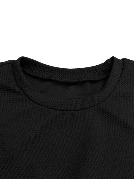 Women's Floral Embroidery Bishop Sleeve Dress, Elegant Long Sleeve Round Neck Short Dress for Party Holiday Wedding Guest, Ladies Clothes for All Seasons