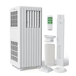 8000 BTU Portable Air Conditioner, 3-in-1 Floor Standing AC Unit Cools Up to 350 Sq.Ft, Quiet with Fan Dehumidifier Sleep Mode, LED Touch Control Remote 24H Timer for Home Bedroom Dorm