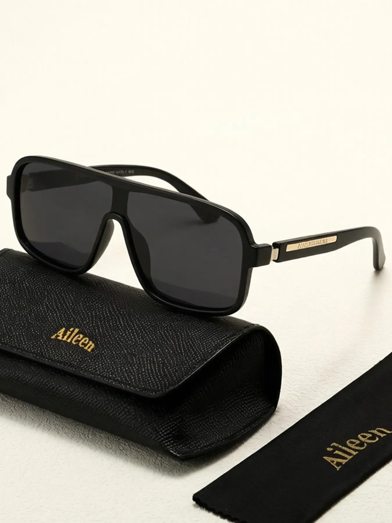 Unisex One-Piece Futuristic glasses, Wrap Around Flat Lens Eyewear for Men Women, Multi-Color Optional Streetwear Style, Includes Case, Suitable for daily use, vacation travel, beach parties, Futuristic Sunglasses
