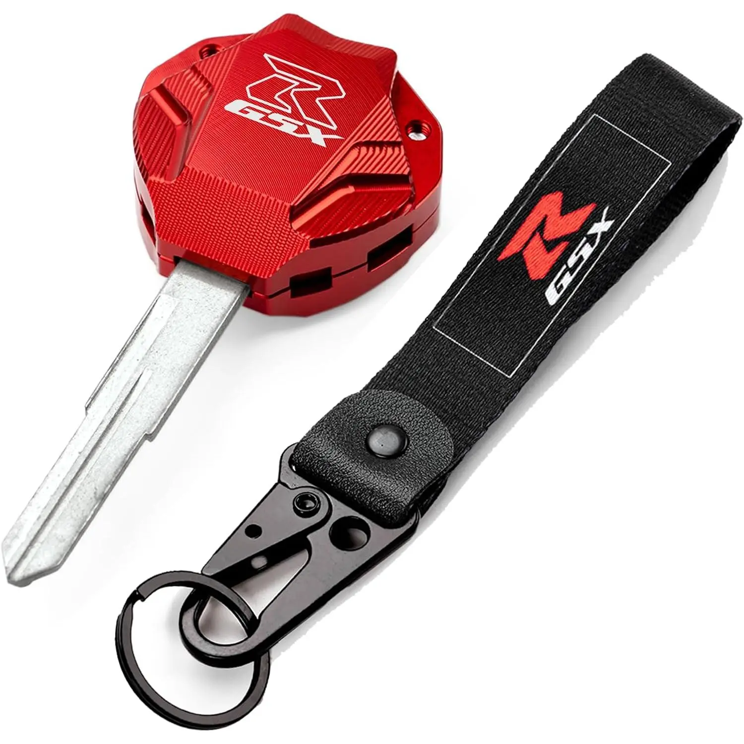 MOWOK Fit For SUZUKI GSX-R GSXR 600 750 1000 GSX-8R GSX-R750 GSX-R600 GSX-R1000 Motorcycle accessories Key Shell Keychain
