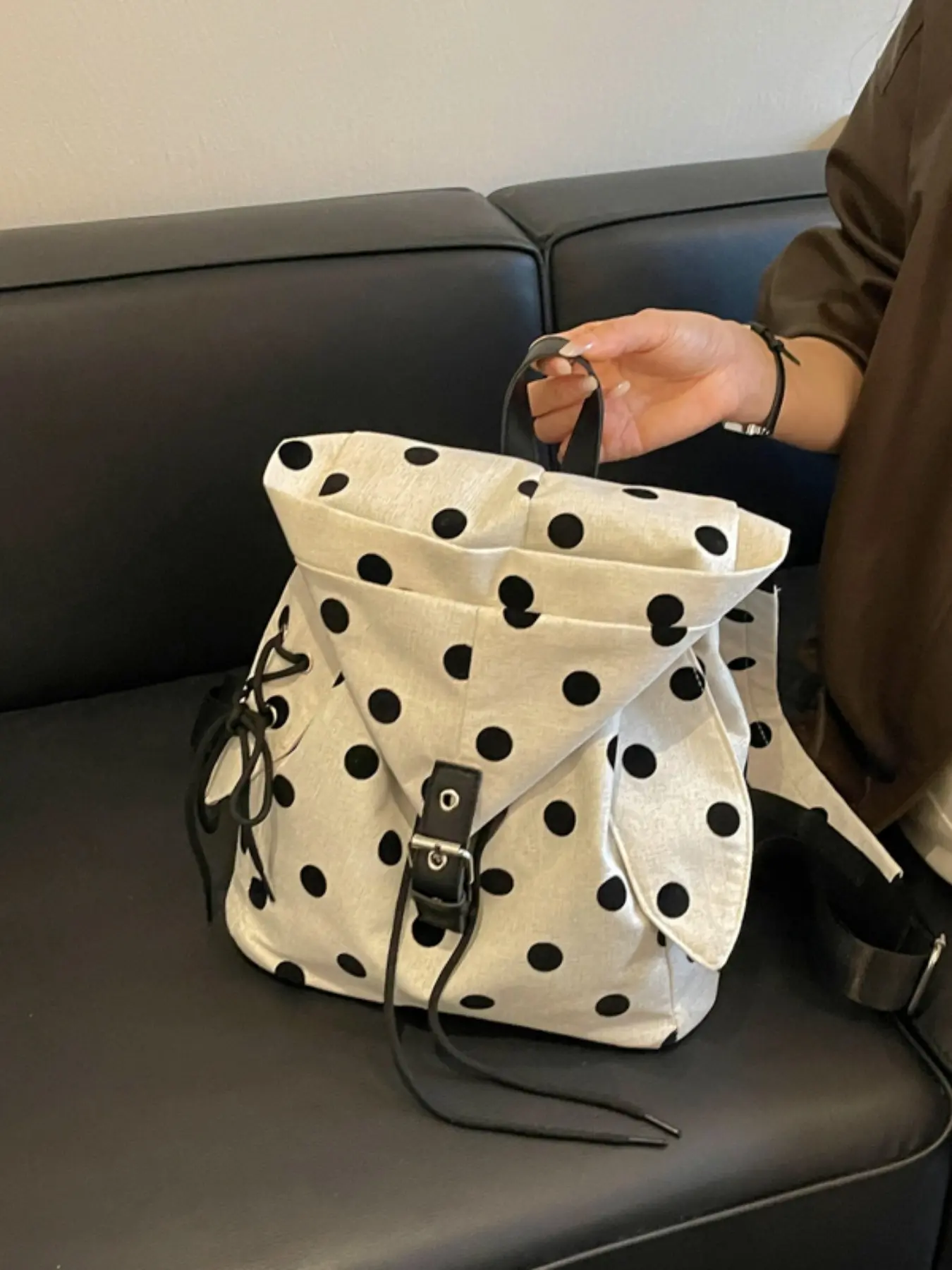 Cute Bunny Ears Backpack, Large Capacity School Bag, Fashionable Shoulder Bag, Lightweight Travel Backpack, Trendy Student Bookbag, Cute Stylish Daypacks