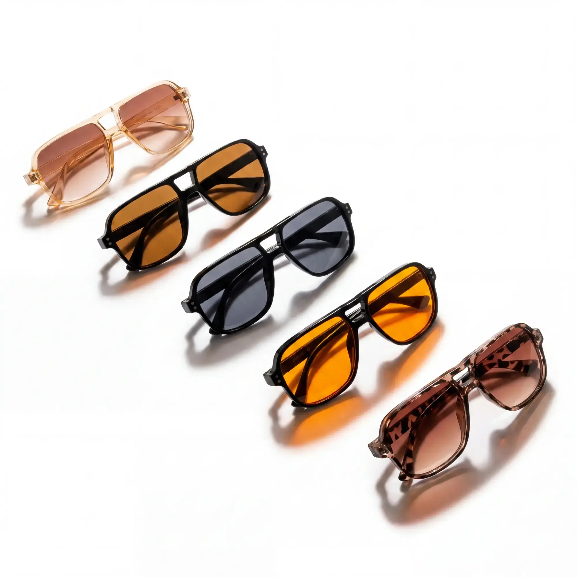 New Horizons 7-Pack Unisex Vintage Aviator Sunglasses, Retro Y2K Fashion Metal Frame Shades for Men & Women, UV Protection Eyewear for Driving, Beach, Travel, Festival, Streetwear & Daily Summer Wear