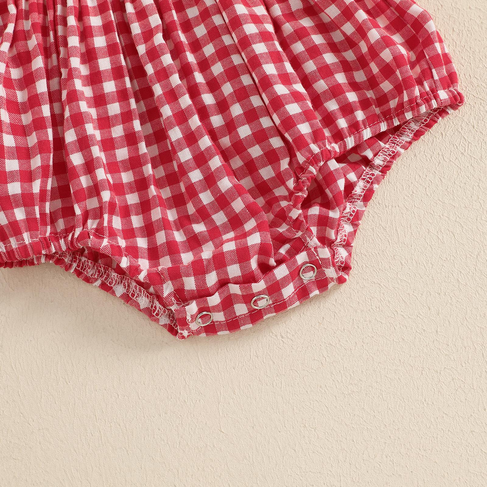 My First 4th of July Baby Girl Outfit Newborn 4th Fourth of July Bubble Romper Infant Independence Day Clothes