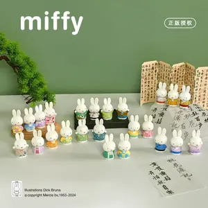 Kawaii Miffy Rabbit Antique Series Decorative Dolls Cartoon Rabbits Fashionable Play Models Desktop Decorative Dolls Toy Gifts