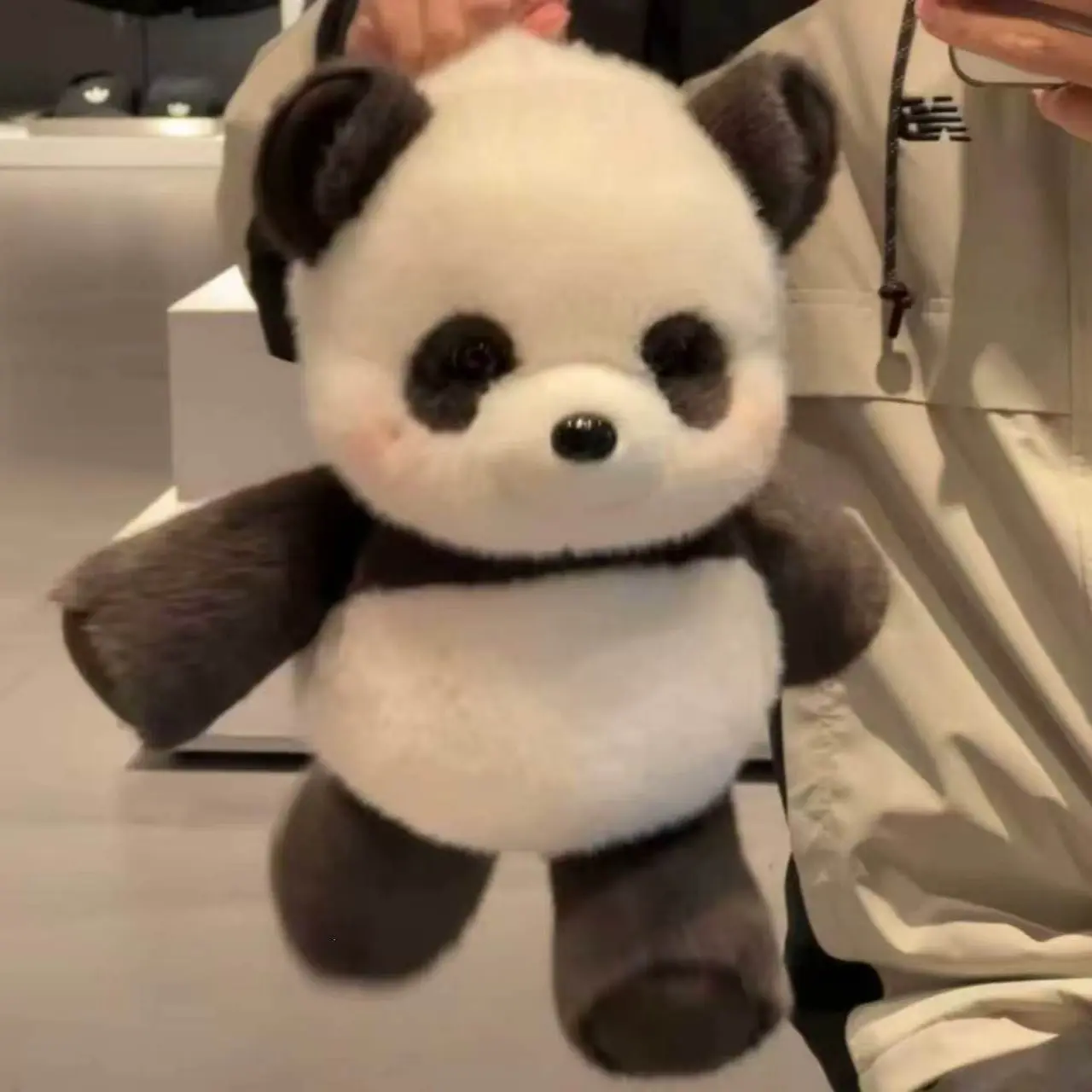 Ultra Soft Panda Doll, Healing and Small Panda, Highland Cow, Perfect Gift for Girls' Birthday, Home Decoration, Heartwarming Present