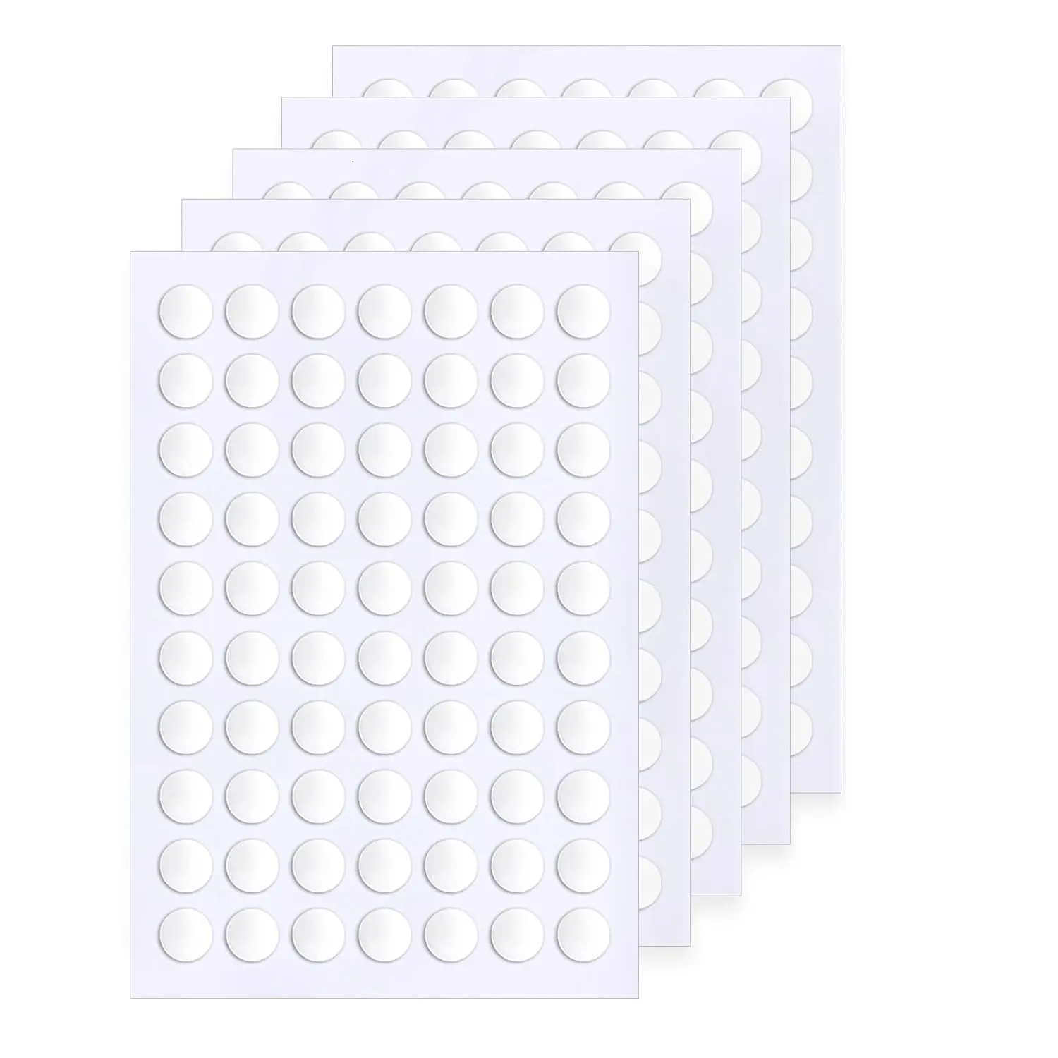350 count Double Sided Sticky Dots, Sticky Tack for Wall  Removable Poster Putty Clear Round Putty No Trace Adhesive Sticky Putty for Balloon Craft DIY Art Office Supplies (6 mm)