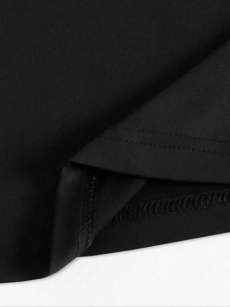 Men's Flag Print Round Neck Long Sleeve Tee, Athletic Sports Clothing, Regular Fit Casual Crew Neck T-shirt for Fall & Winter, Men's Top for Daily Wear