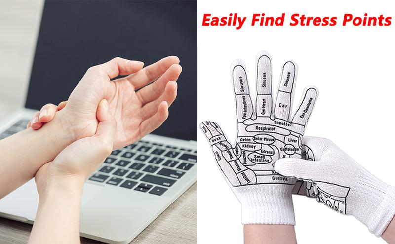 YAMMI Reflexology Socks with Tools and Gloves Set, Unisex Pressure Point Socks with Reflexology Tools, Acupuncture Socks Kit for Foot Massage, Foot Massage Sock Guide Body Care Comfort