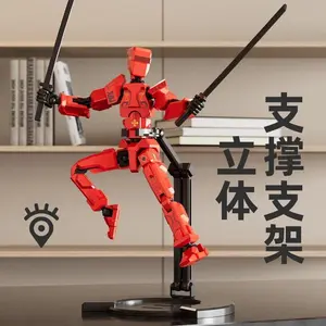 Dummy Doll Diy Assembly Toy 1PCS T13 Joints Figure Articulate Movable 3D Printed Action Figure Stop Motion Animation Dummy Gift
