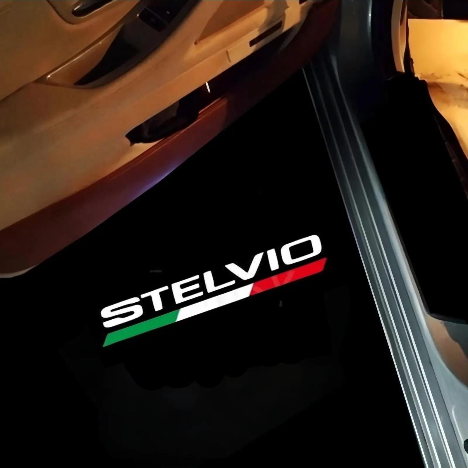 2X LED Car Welcome Logo Light Door Projector Light For Alfa Romeo Giulia 952 Tonale Mito Stelvio 949 Spider 159 166 GT Giulietta