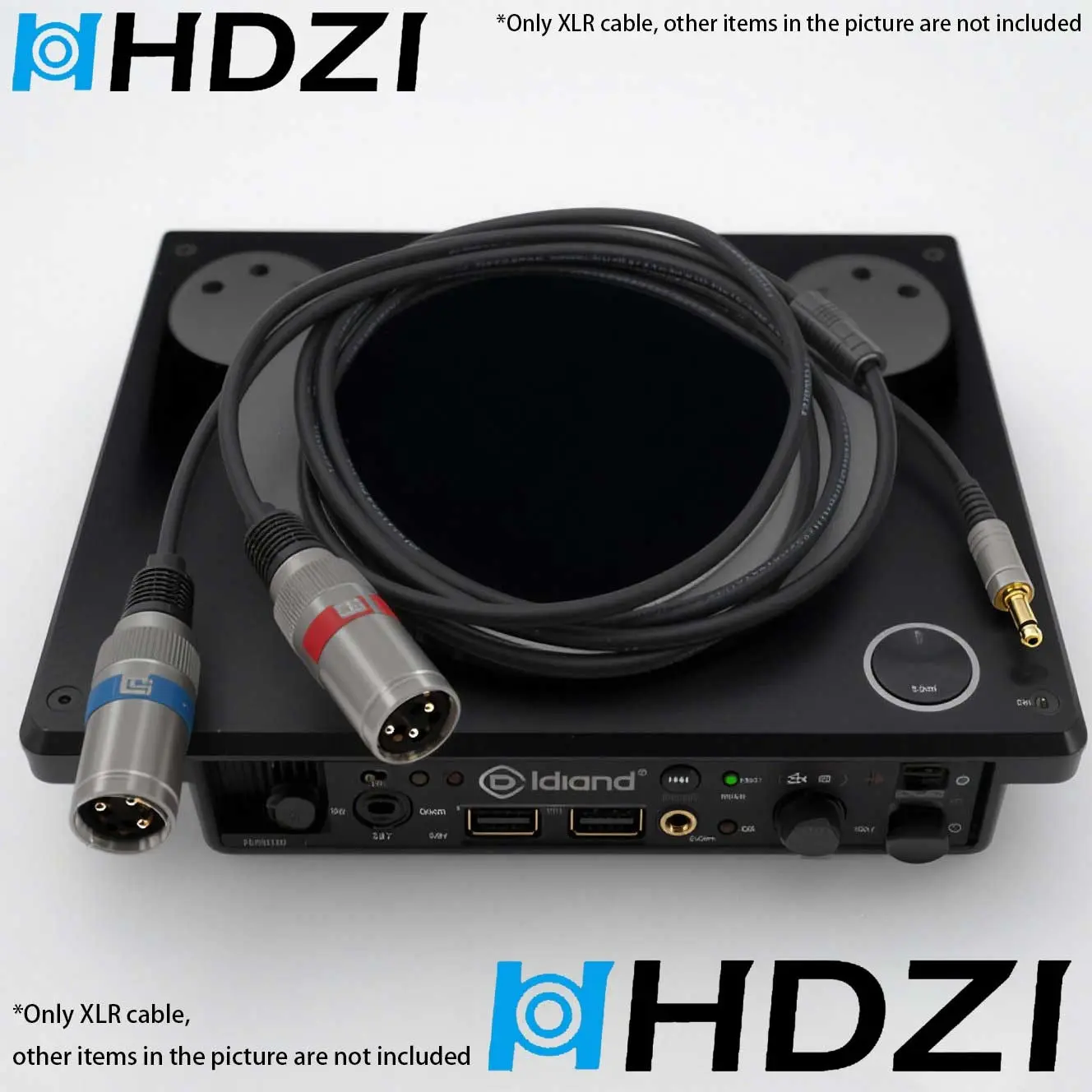 3.5mm to Dual XLR Y-Type Audio Cable, Anti-Interference, Stable Transmission, Suitable for Long Distance, Professional Audio Devices