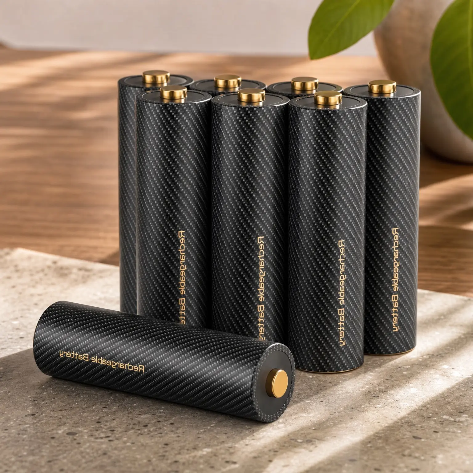 Gold-Top High Capacity 2800mAh Rechargeable AA Batteries, Premium NiMH Double A Battery - 8 CountGift