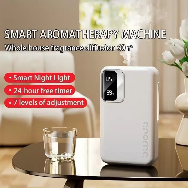 1800mah Ultrasonic Diffuser, 7-Speed Precision Atomization, USB Rechargeable, Digital Display, Quiet Design, Perfect Gift, Aromatherapy Diffusers