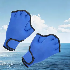 1 Pair Water Training Gloves, Duck Foot Dive Flippers, Snorkeling Surfing Scratch-Resistant Gloves, Multiple Colors Available