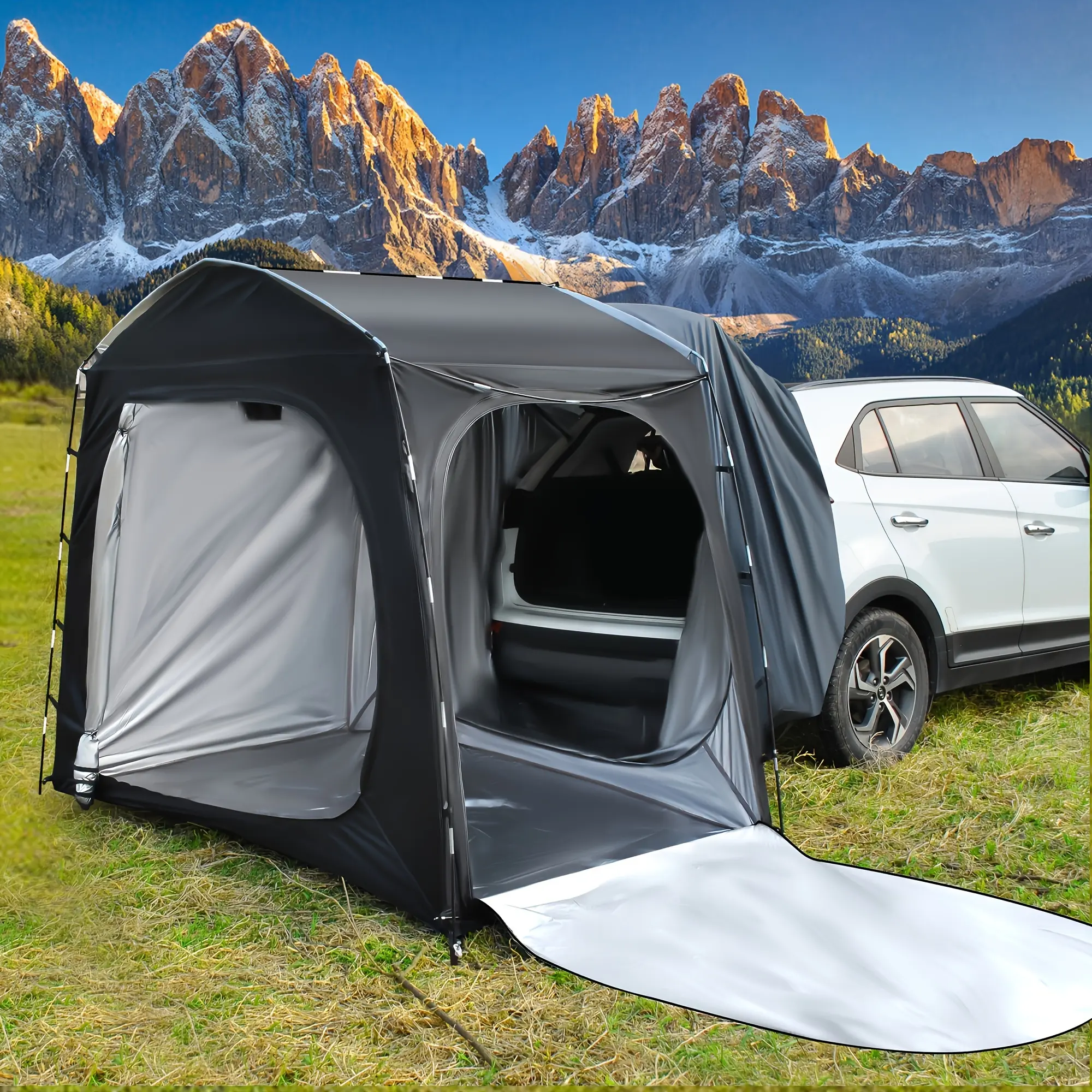 SUV Tents For Large Camping Trips, 3-5 Person Car Camping Tents, Outdoor SUV Tailgate Tents, Easy To Pitch Tents - For Families & Adventurers - Suitable for Outdoor Activities & Camping - Great Gift for Outdoor Enthusiasts