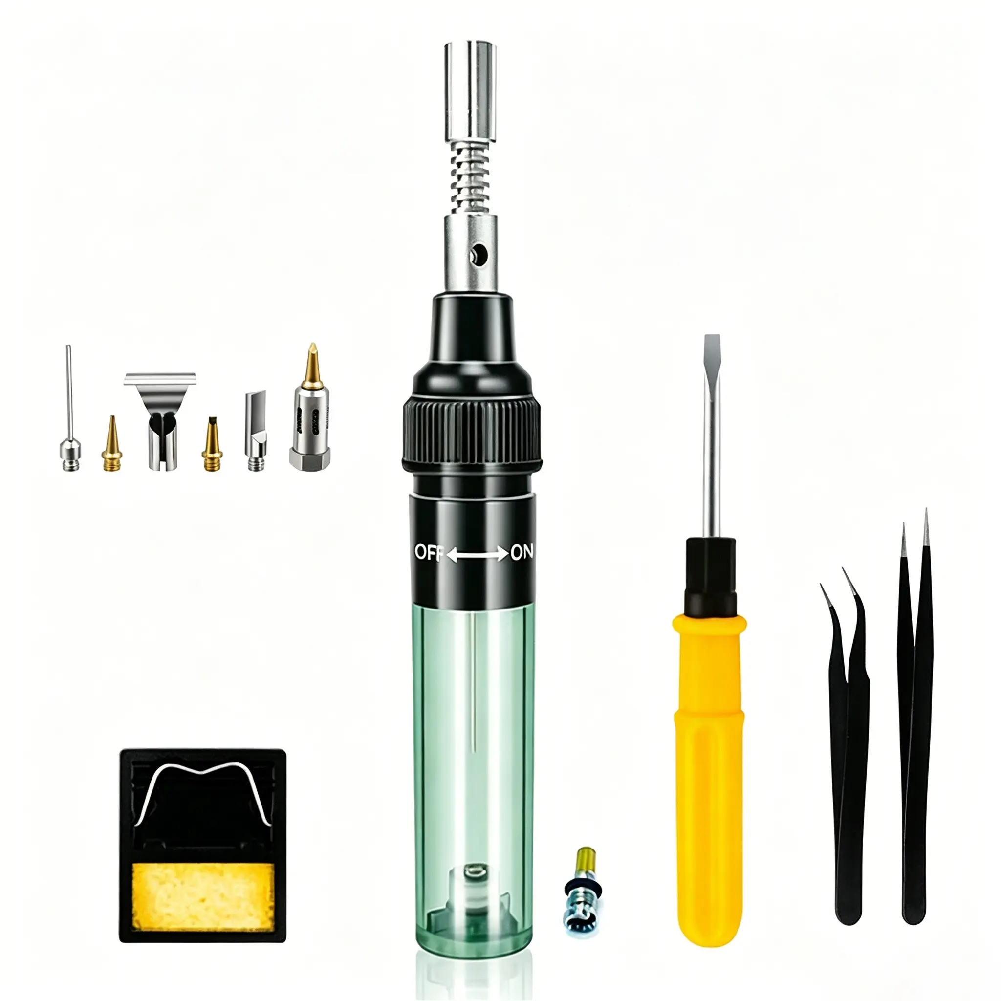 Wireless Butane Soldering Gun and Mini Torch Pen, Gas Blow Pipe Welding Tool for Electronics, Portable and Efficient Soldering Equipment Home