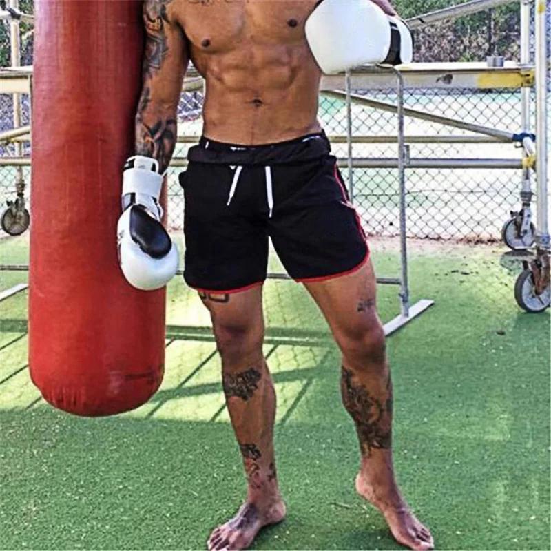 Kyn Apparel Summer Cool Breathable Quick Dry Casual Shorts Gym Bodybuilding Fitness Training Pants Mens Elastic Waist Mesh Sport Short Pants