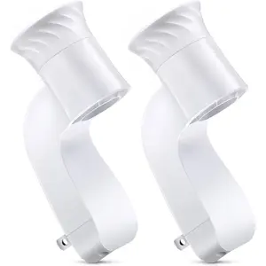 2 Pack White Wall Plug-in Fragrance Diffuser, Compatible with Bath and Body Works WallFlower Refills, ETL Certified Rotatable Precise Adjustable Scent Control for Home & Office