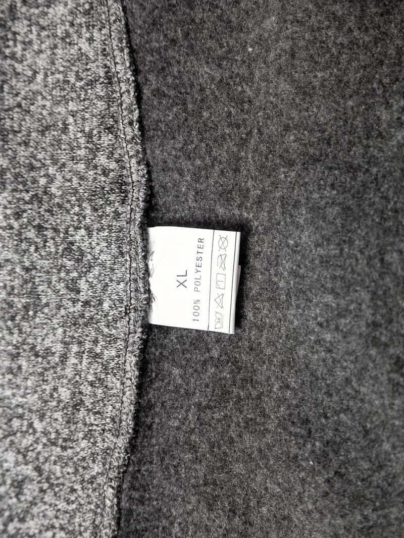 3-Pack Men'S Fleece-Lined Half-Zip Sweatshirts, Casual Solid Color Pullovers with Stand Collar, Long Sleeve, Polyester 100%, Slight Stretch, Knit Fabric, 210g/m², for Fall/Winter, Hiking & Outdoor, Regular Fit