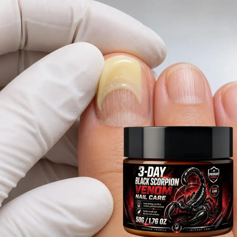 Concentrated Bee Venom Nail Care Balm, 95% Bee Venom, 24hr Continuous Care, Rich in Vitamin C & Hyaluronic Acid, for All Light Nails