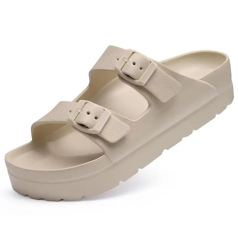 New Women's Platform Sandals With Arch Support Soft EVA Orthopedic Sandals Summer House Slippers With Adjustable Buckle