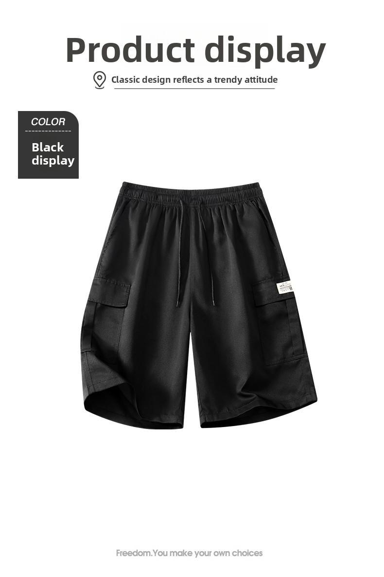 Men's Cargo Shorts 5" Inseam |     Quick Dry Casual Summer Shorts with Pockets |     Streetwear Athletic Workout Shorts for Men