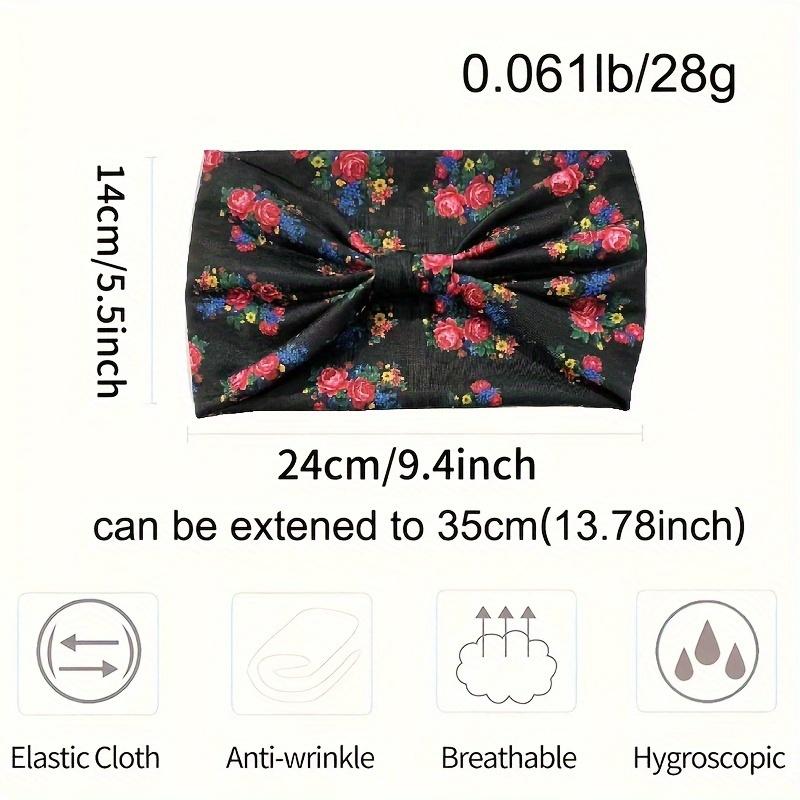 1/5pcs Bohemian Ethnic Style Headband, Soft and Comfortable, Sweat-Absorbent Band Suitable for Yoga, Fitness, and Daily Wear