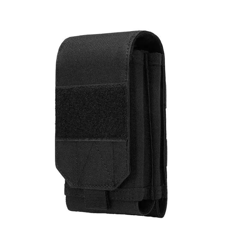 Men's Tactical Molle Phone Holster Pouch - Double-Layer Oxford Fabric Outdoor Utility Waist Bag, Multi-Purpose Belt Holder for Hiking, Camping Reusable Grocery Shopping rechargeable