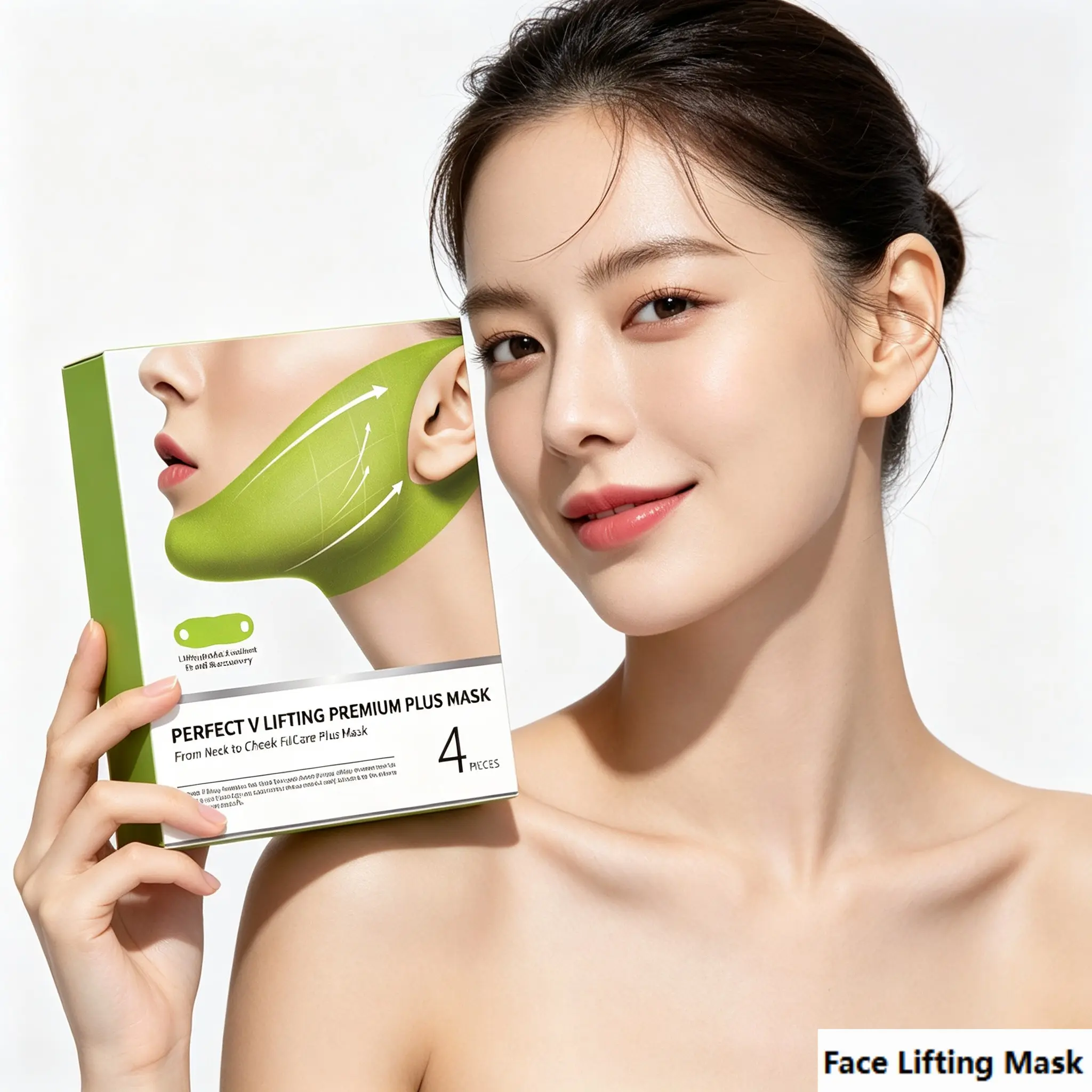 Gentle Chin Skin Care Patch, Lightweight Comfort, Daily Facial Care, Soft Lifting Mask, Cactus Collagen V Face Lift, Double Chin Bandage