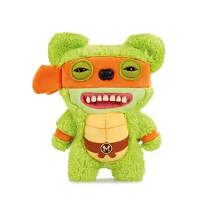 Cross-border hot-selling tooth monster doll plush toy ugly cute monster funny plush doll ornament budding monster