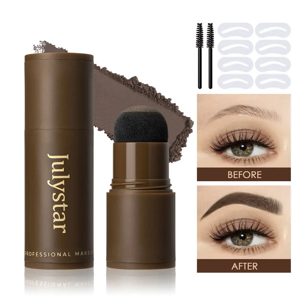 Four Color Eyebrow Powder Set, Natural Long-Lasting Waterproof Matte Finish, Perfect for Daily Use, Easy Application, Ideal for All Skin Types, Everyday Brow Set