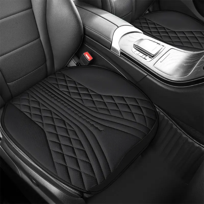 Car seat cushions 2pcs, suede, suitable for all seasons, Nappa leather