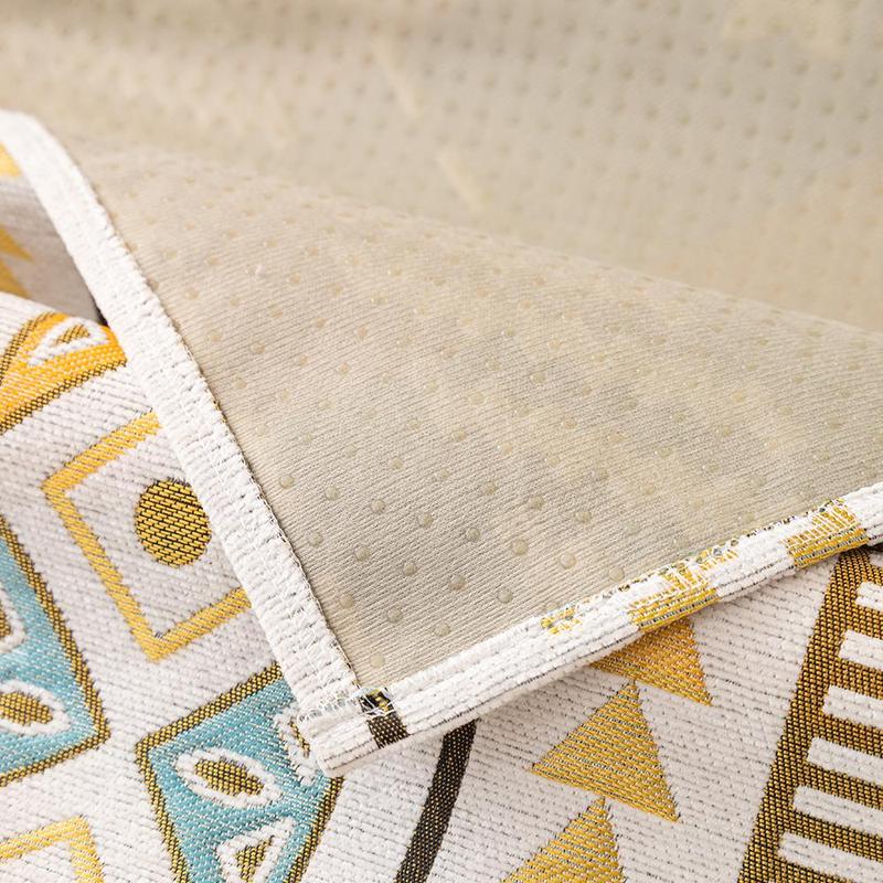 Boho Style Sofa Cover, Washable Sofa Slipcover, 1 Count Non-slip Sofa Towel/Pillowcase without Filler, Reusable Washable Sofa Protector for Home Living Room #TOP PICKS