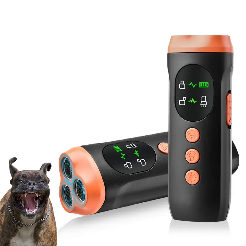 Outdoor Ultrasonic Dog Repellent, National Day Offers, Outdoor Anti-Dog Bite Device, Dogs Scared Device With Flashlight, Pet Safety Device
