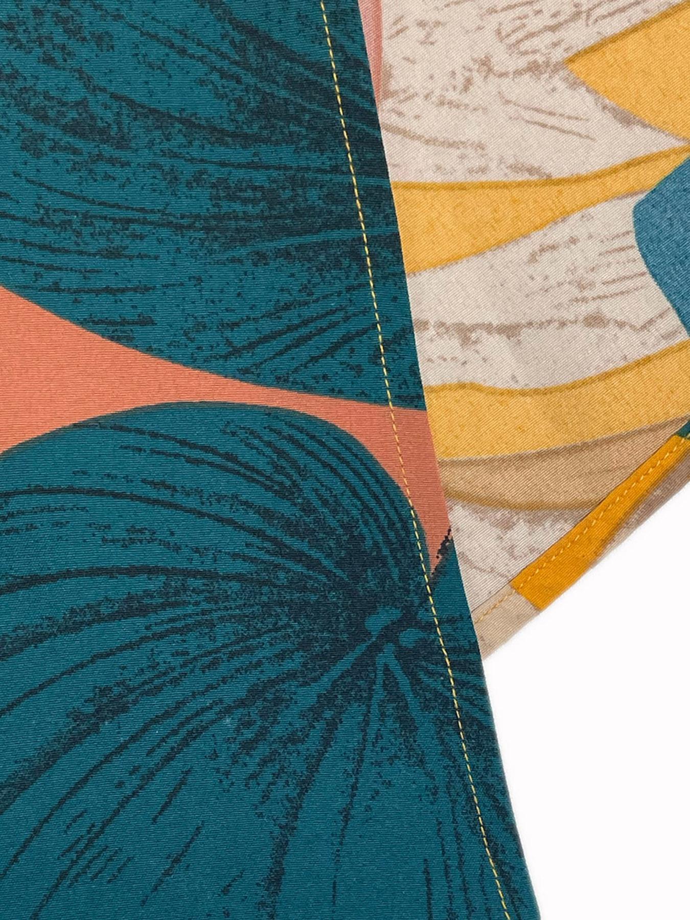 Women's Tropical Print Split Thigh Dress, Backless Hollow Out Design, Summer Vacation Perfect, Fitted Sleeveless Bohemian Boho Style