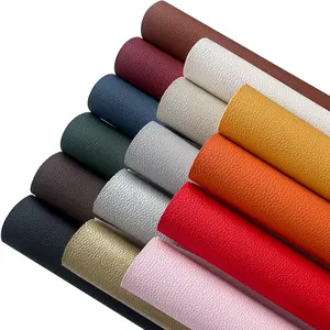 15 Pieces A4 Synthetic Leather Craft Sheets, Soft Colorful Fabric for DIY Butterfly Clips, Leather Earrings, Hair Accessories, 15 Colors