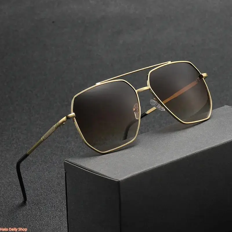 XUH Classic Pilot Sunglasses for Women, Full Rim Metal Frame with UV400 Mirrored Lenses for Driving and Daily Leisure, Single Pair, Uv400 Protection, Men's Accessories, Nylon, Pilot Shape, Ideal For Driving, Uv Protection Lens