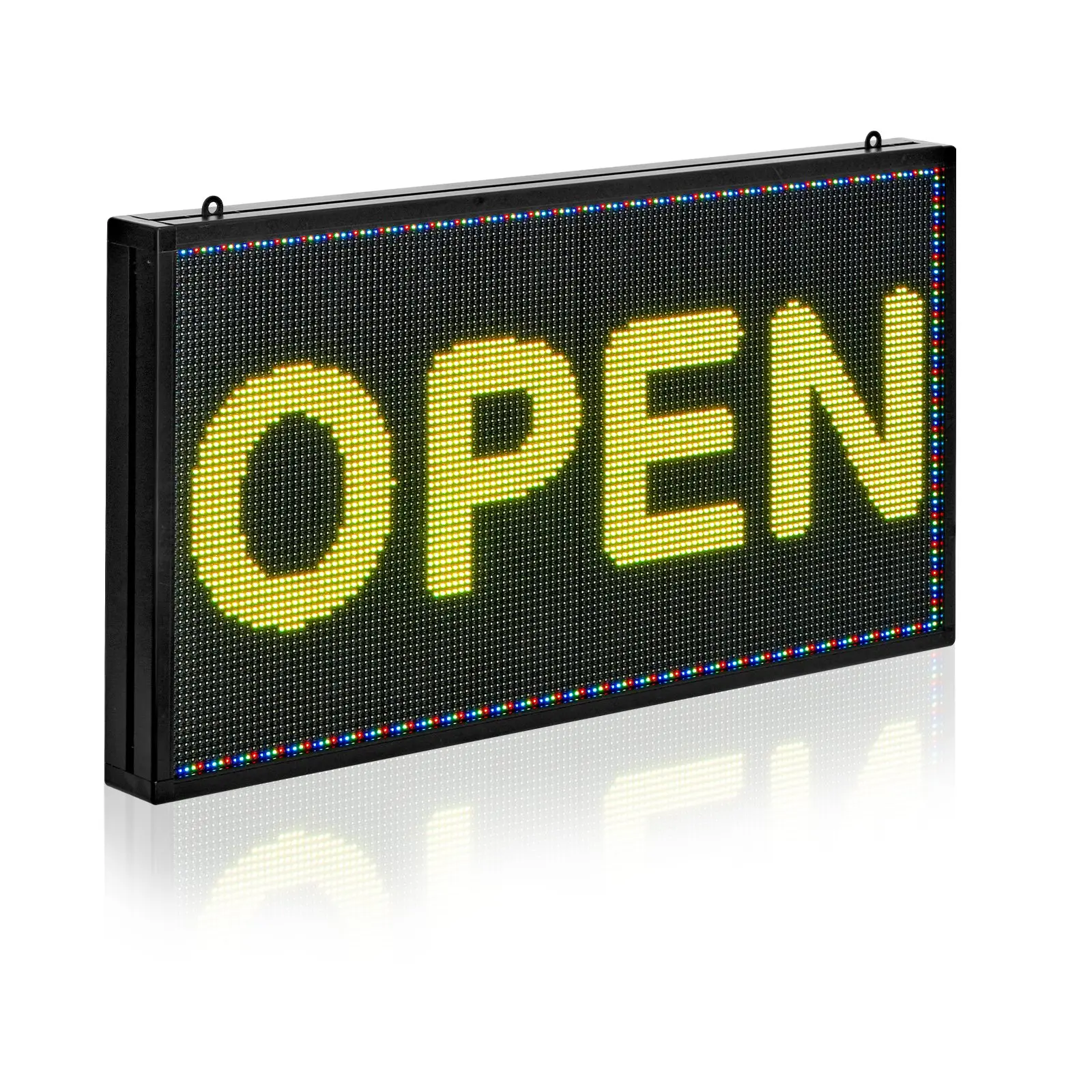 【DealsForYouDays】VEVOR Programmable LED Sign, P5 Full Color Flexible Digital Scrolling Panel, DIY Custom Text Pattern GIF Display, Bluetooth APP Control Message Board for Store Business Advertising, Indoor 27x14 in
