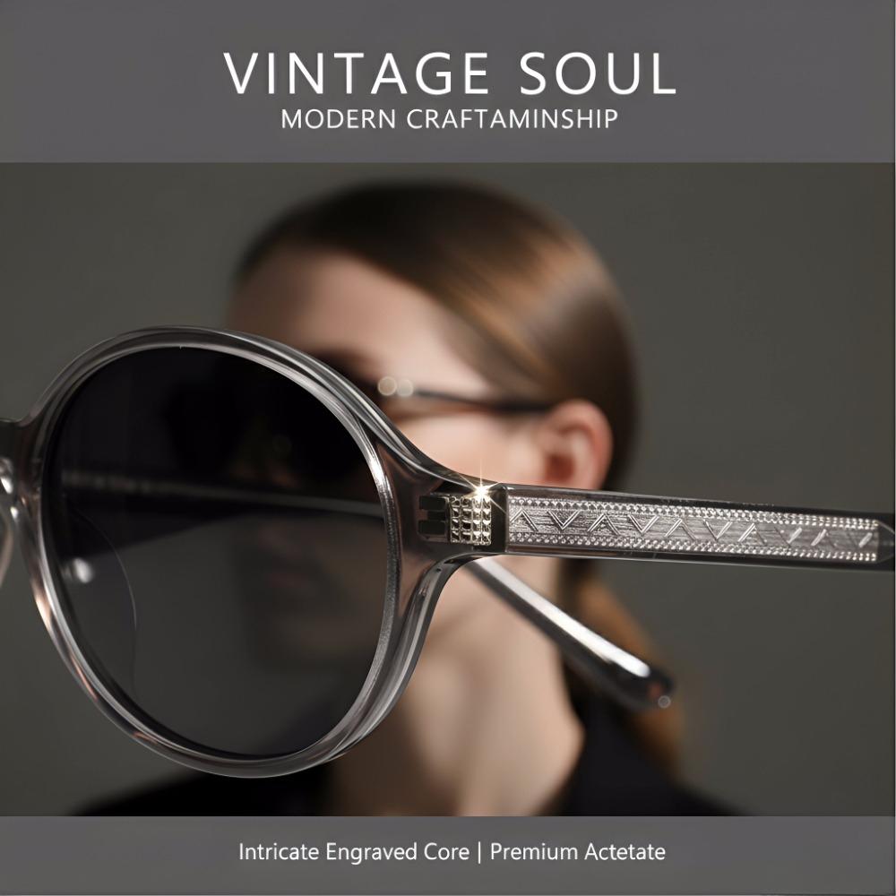 Unisex Collection Retro Round Polarized Sunglasses, Timeless Style for Every Occasion UV400 Protection Lightweight Multi-Color Sun Glasses for Men Women Daily Wear Vacation Casual 2026