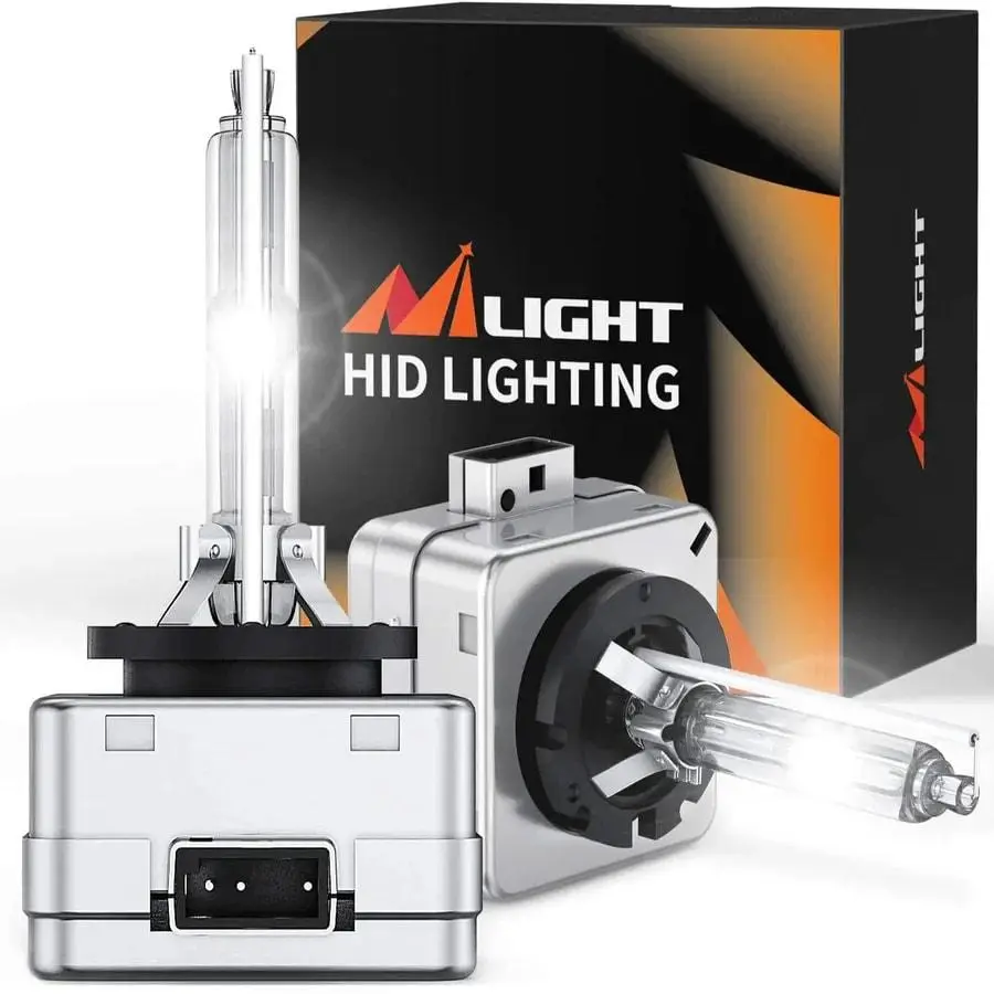 Nilight D1S 35W Power 6000K Brightness Diamond White Xenon Headlight Bulbs, Automotive & Motorcycle Replacement Bulbs Led Headlamp Car Accessories
