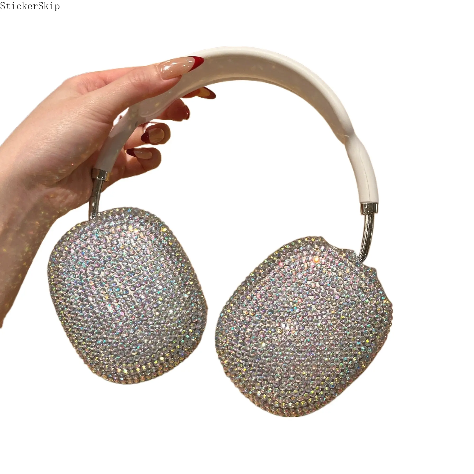 2026 Luxury Sparkling Diamond AirPods Max Case, Bling Rhinestone Protective Headphone Cover, Glam Stylish Decor Shell for Apple AirPods Max, Trendy Accessory for Daily Use & Party Outfit
