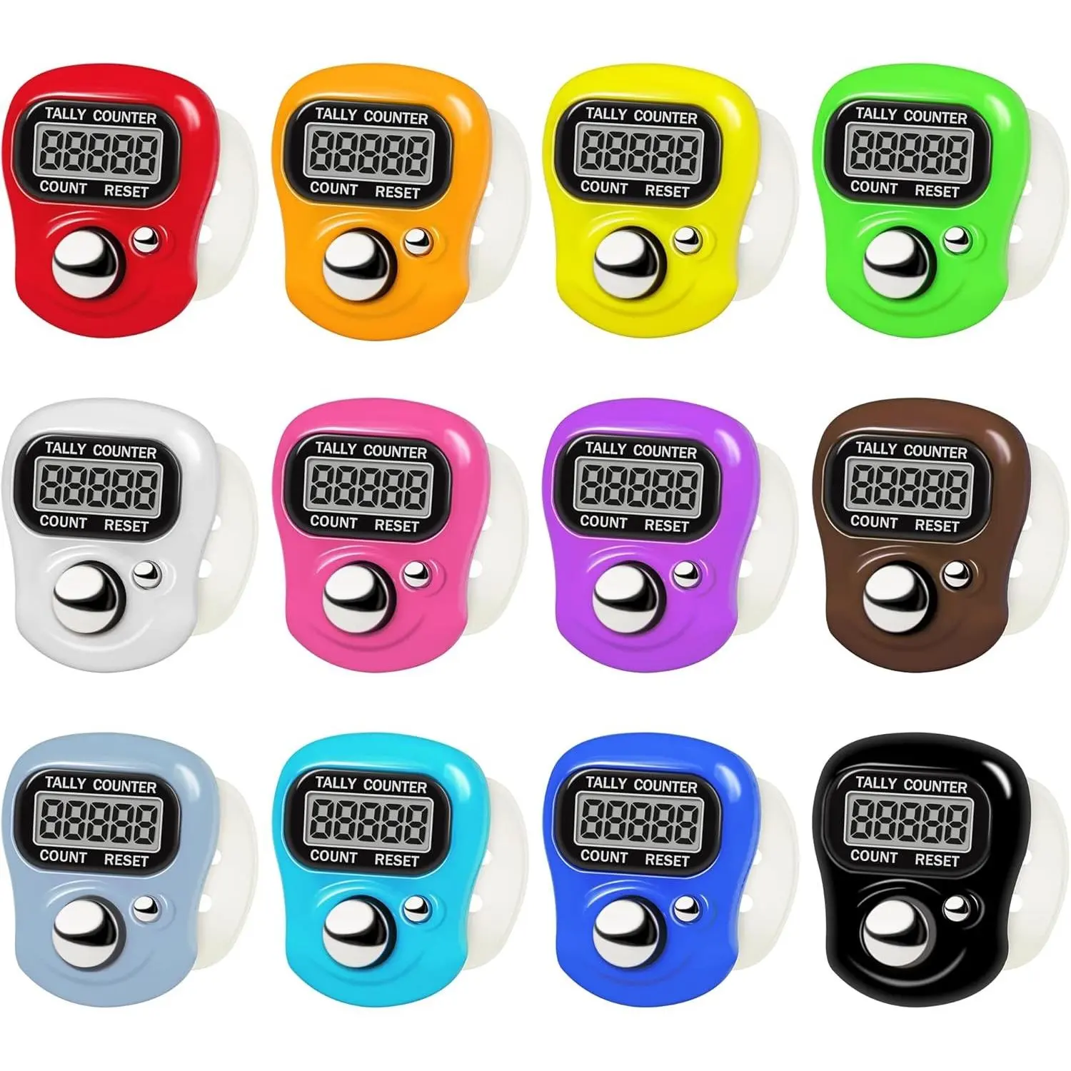 Women's Electronic Hand Tally Counter - 5-Digit LCD Display Knitting Aid for Lap, Goods Counting